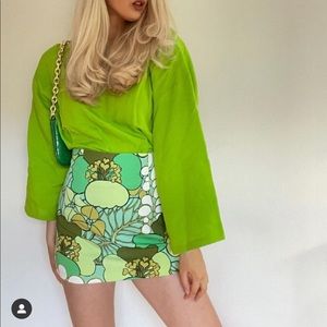 Zara floral blogger fav skirt